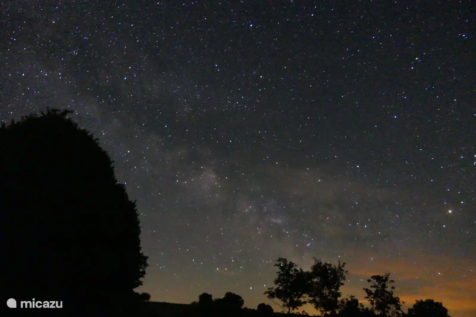An klaren Nächten ohne Mond kann man hier die Milchstraße sehen!