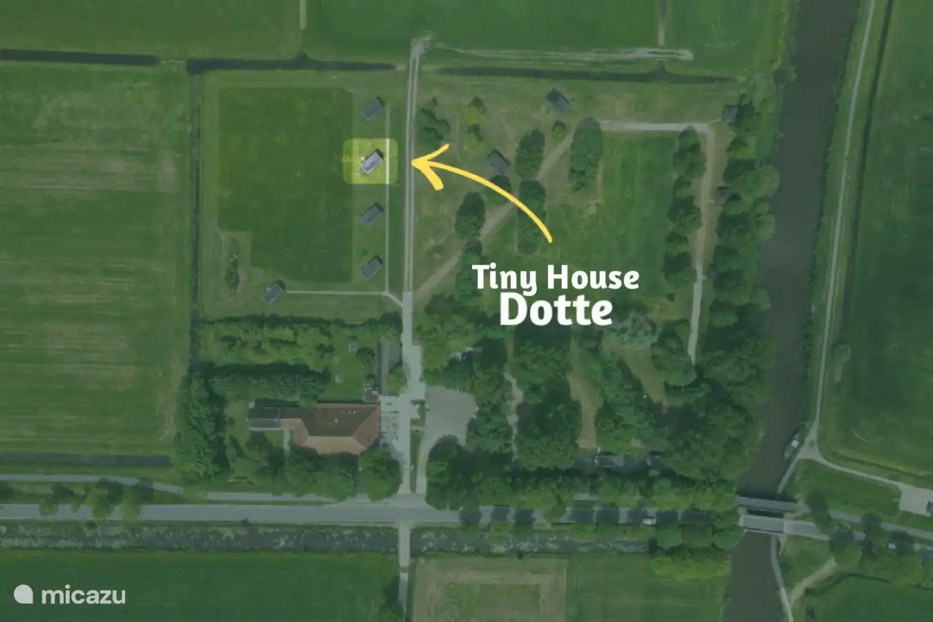 Ubicación de la Tiny House Dotte en la urbanización