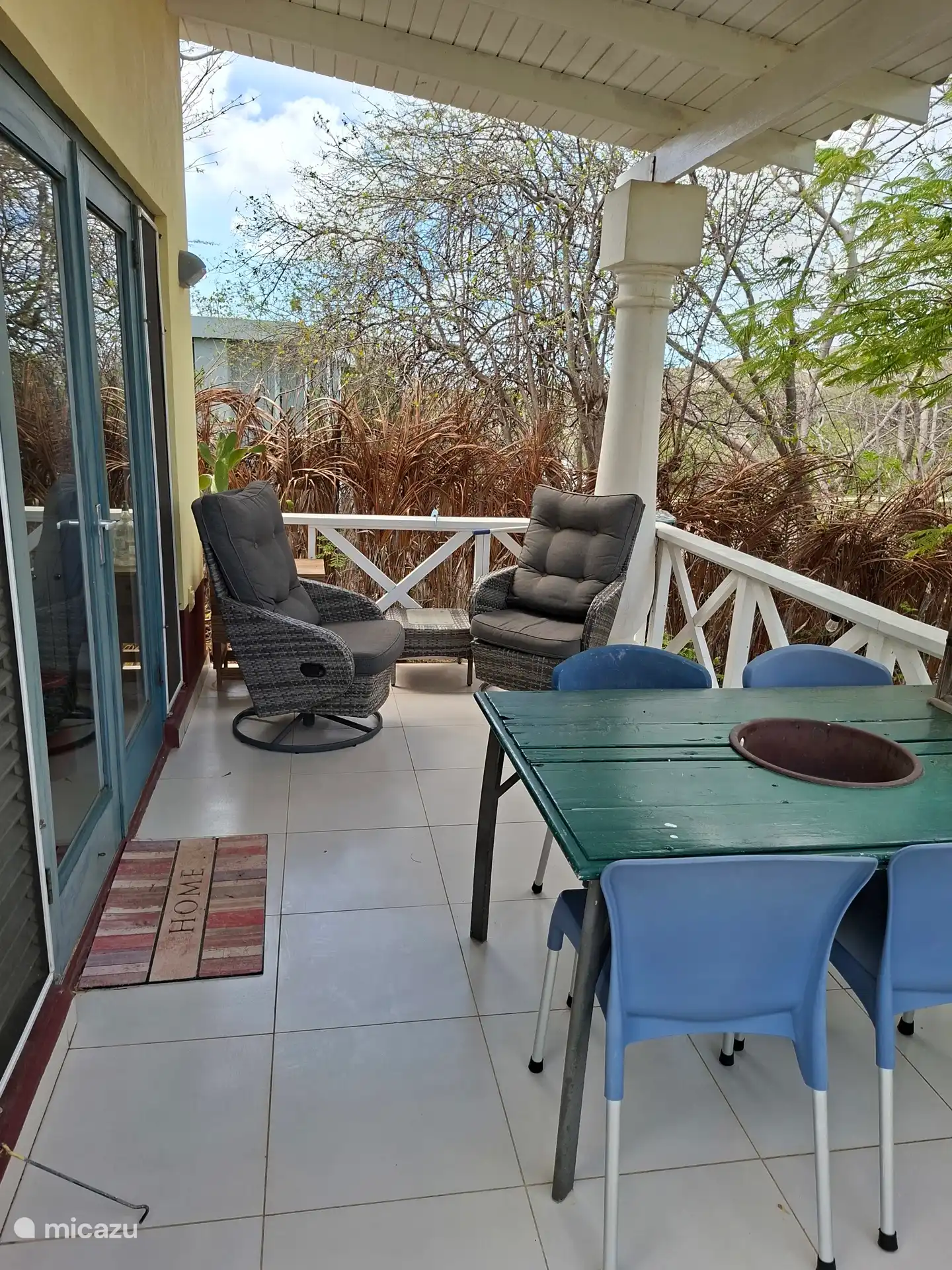 Balkon, goed op de wind