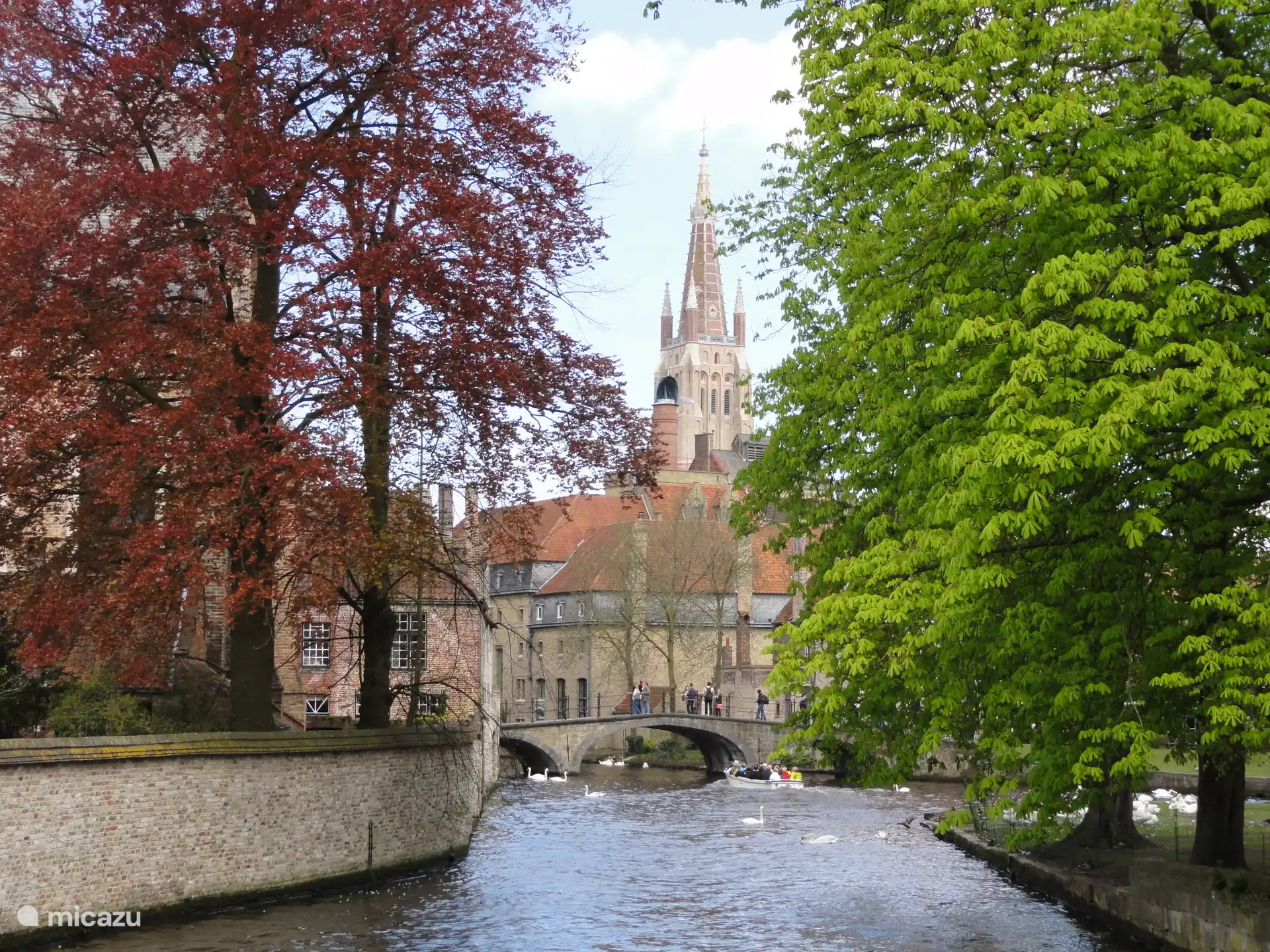 Parque Acuático Minnewater de Brujas