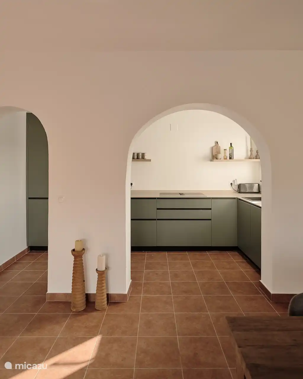 Prachtige moderne keuken met inductie en koel/vries combinatie