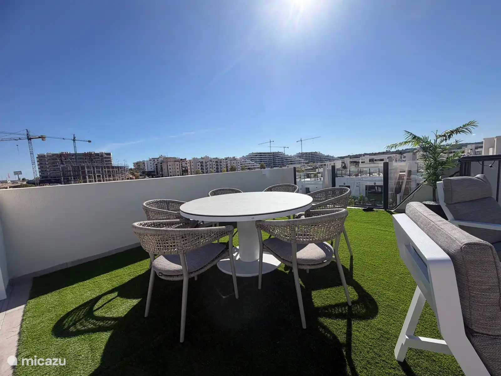 Terrasse privée sur le toit