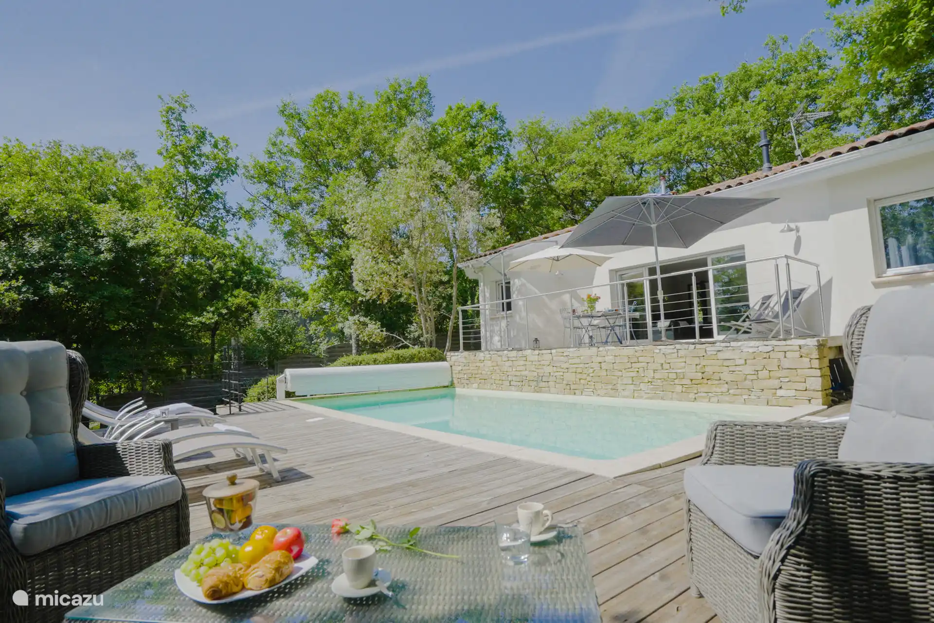 holiday home, Saint-Aubin-de-Nabirat, Dordogne, France - Laviste Heated swimming pool