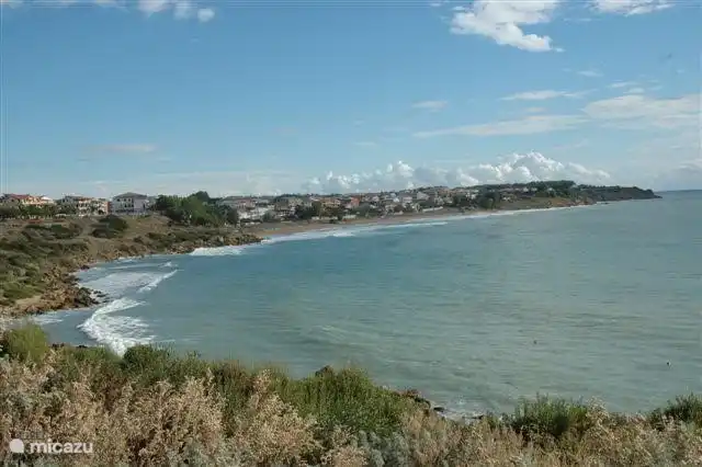 Capo Rizzuto mit einem der Strände.