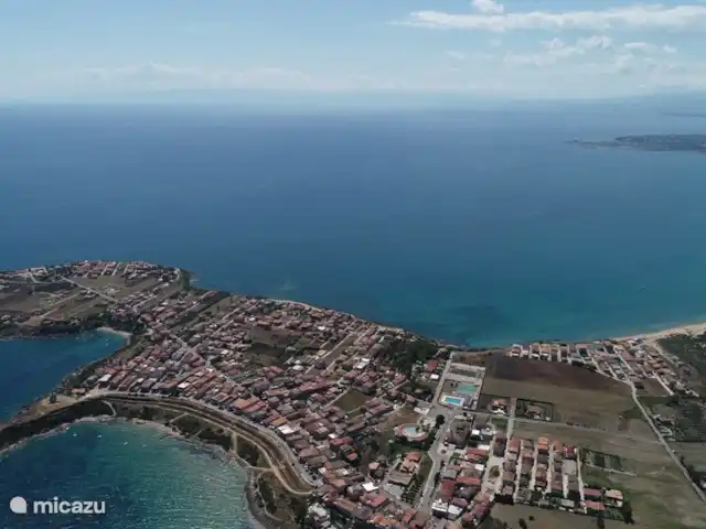 Location de Vacances Italie, Calabre, Capo Rizzuto, appartement - Casa Bahati Vue d'ensemble du hameau de Capo Rizzuto.