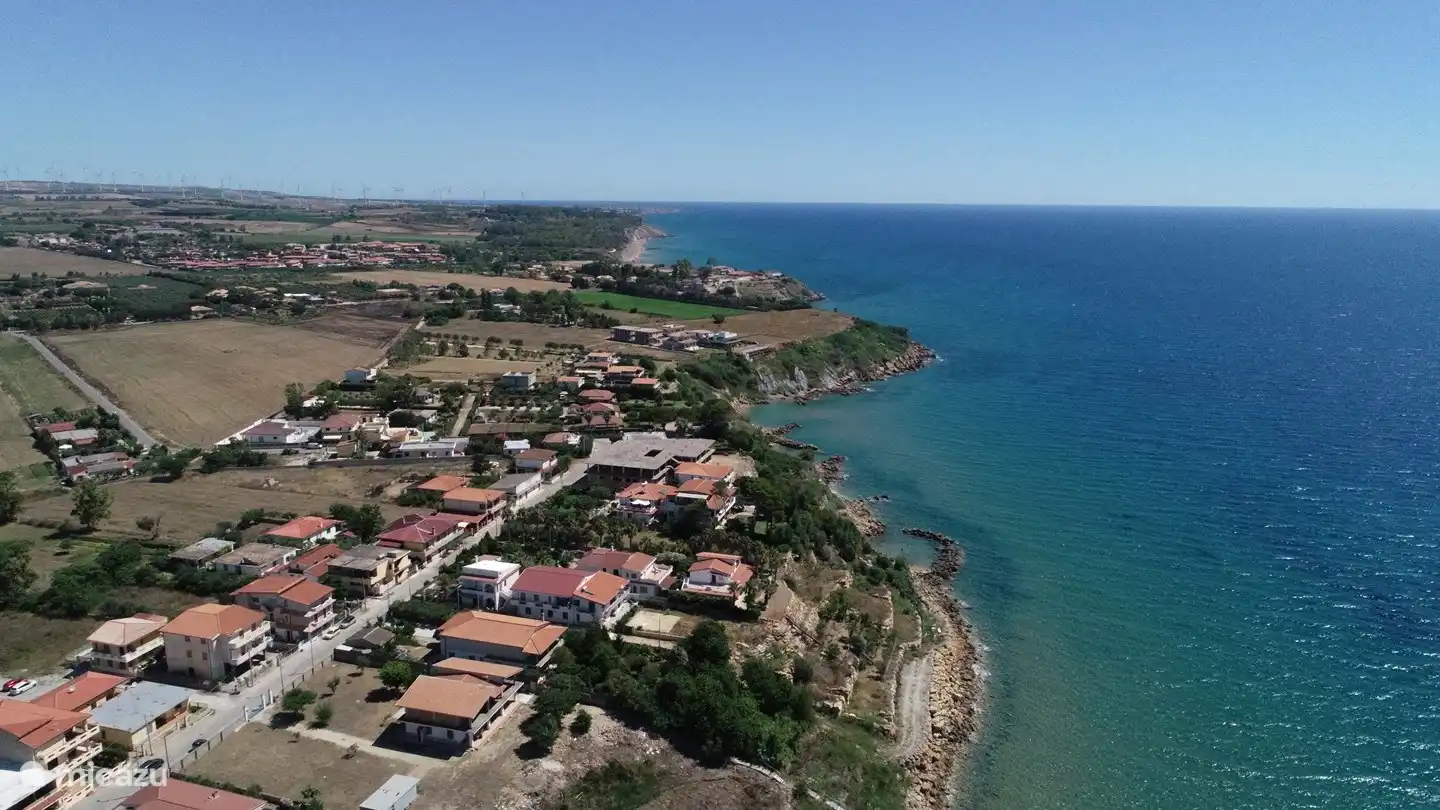 Übersicht Dorfgebiet Capo Bianco, mit Casa Bahati.