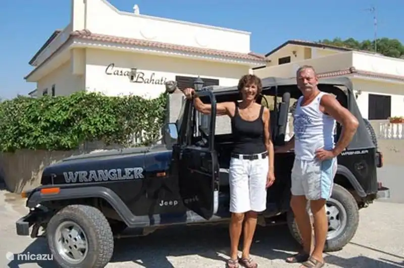 Bas &amp; Janny stellen sich am Eingang vor.