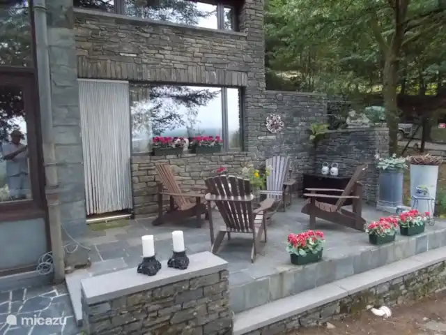 Panorama des technologies vertes | Belgique, Ardennes, Herbeumont - maison de vacances terrasse 1
