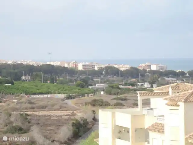 Playa Moncayo en España, Costa Blanca, Guardamar del Segura - apartamento vista desde la gran terraza