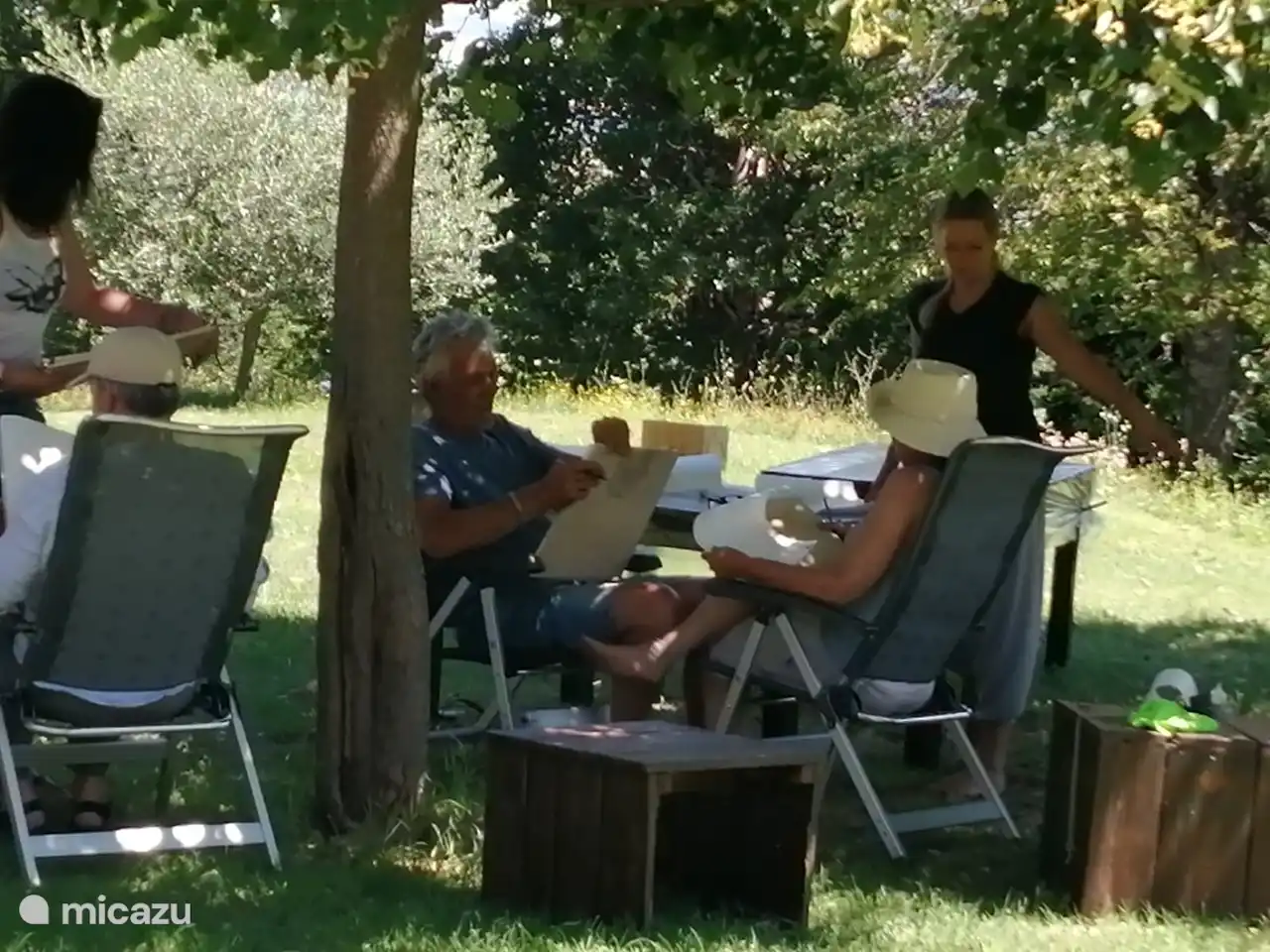 una vez al año curso de pintura en I Magnoni