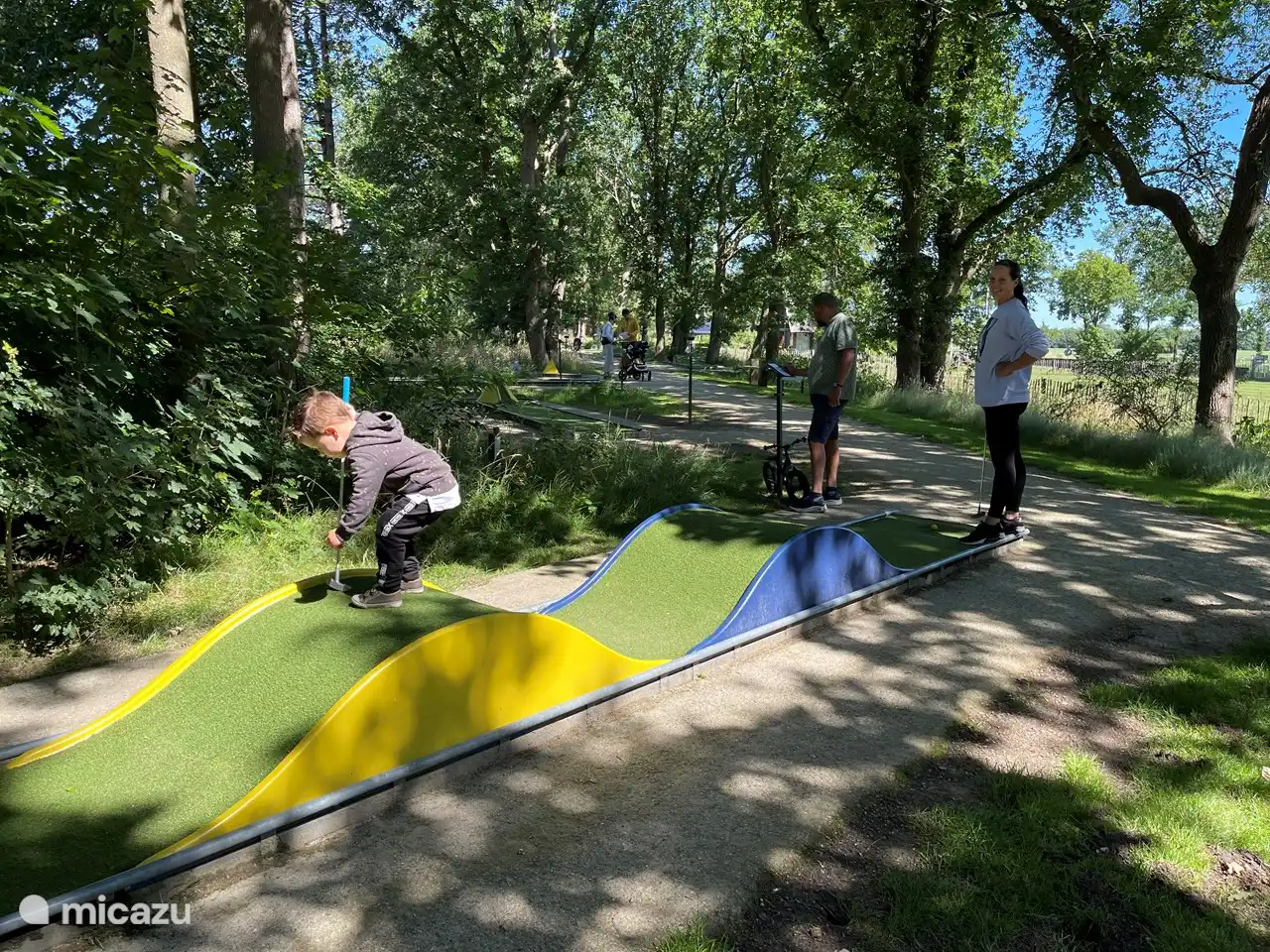 Bij het park is ook een leuke midgetgolf baan met 18 holes