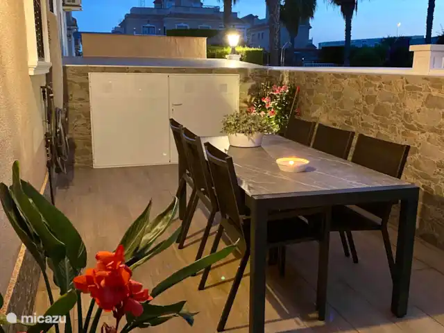 Maison de rêve en Espagne | Espagne, Costa Blanca, Orihuela Costa - maison de vacances Terrasse à côté de la maison