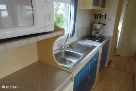 Vakantiehuis Nederland, Zeeland, Heinkenszand stacaravan Bellissimo Keuken