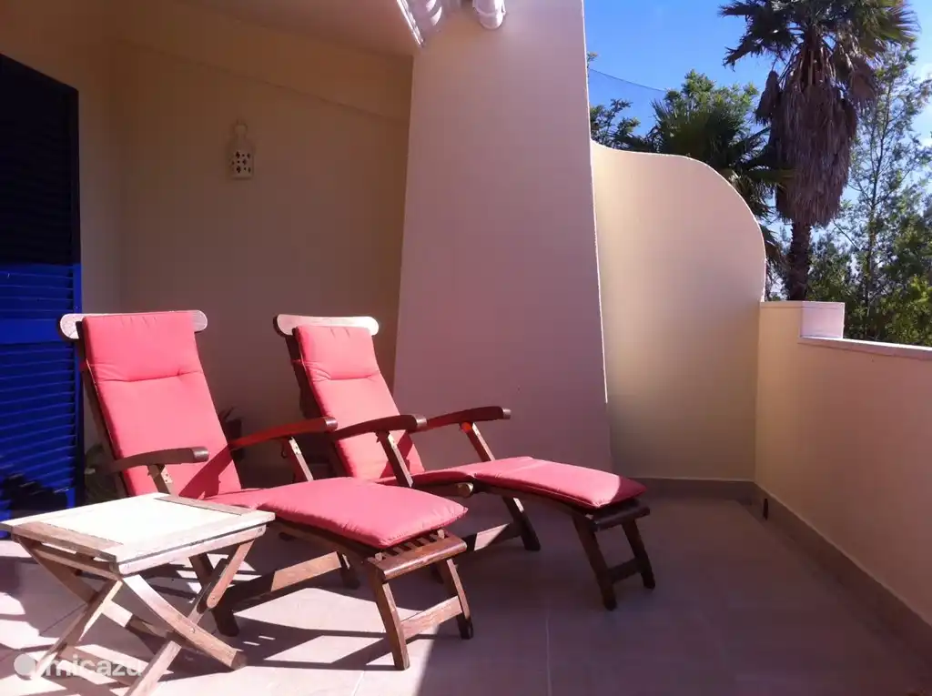 Terrasse à l'étage avec intimité