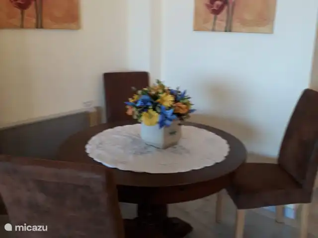 Lekker naar Spanje huren in Spanje, Costa del Sol, Benalmádena - appartement De gezellige eethoek, eet smakelijk !!