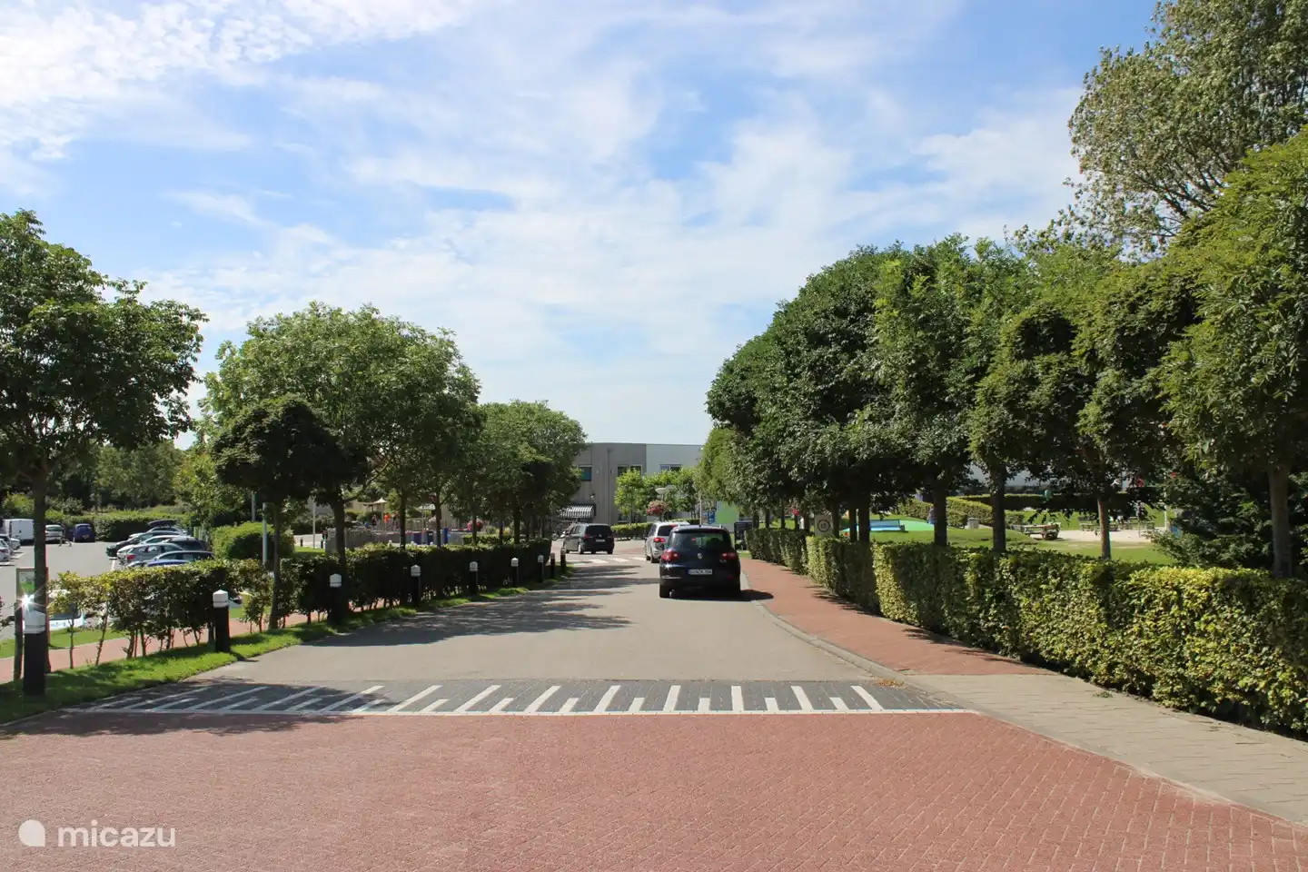 Zugang zum Ferienpark Port Greve