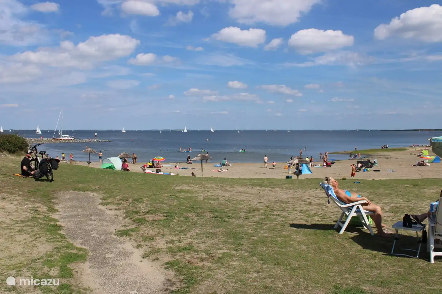 Strand des Parks 80 m vom Park entfernt