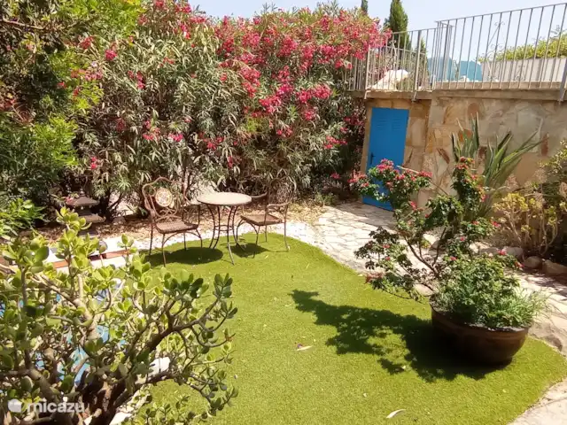 Villa Dénia | Espagne, Costa Blanca, Dénia - maison de vacances Des fleurs colorées partout.