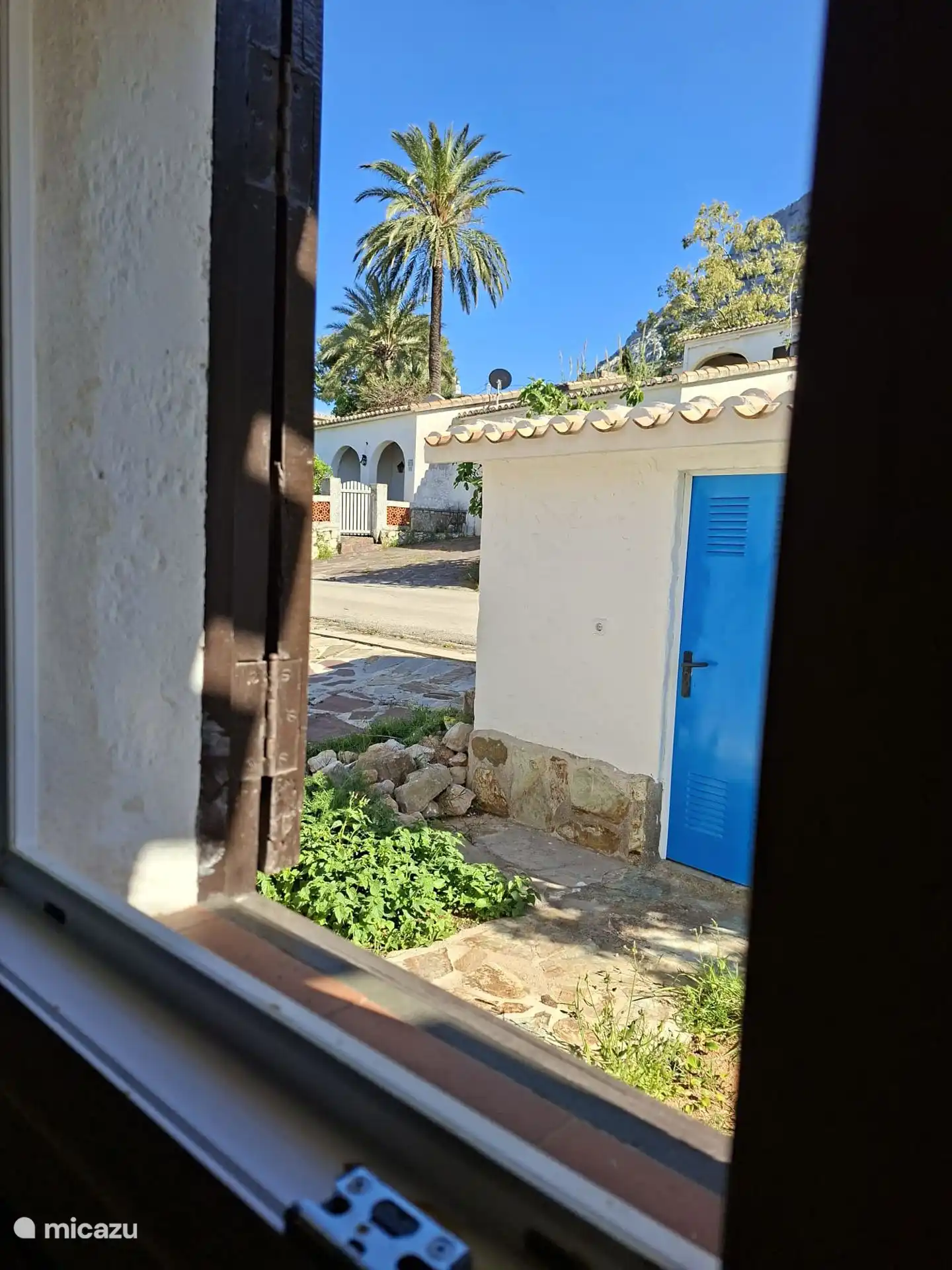 Uitzicht vanuit de badkamer 