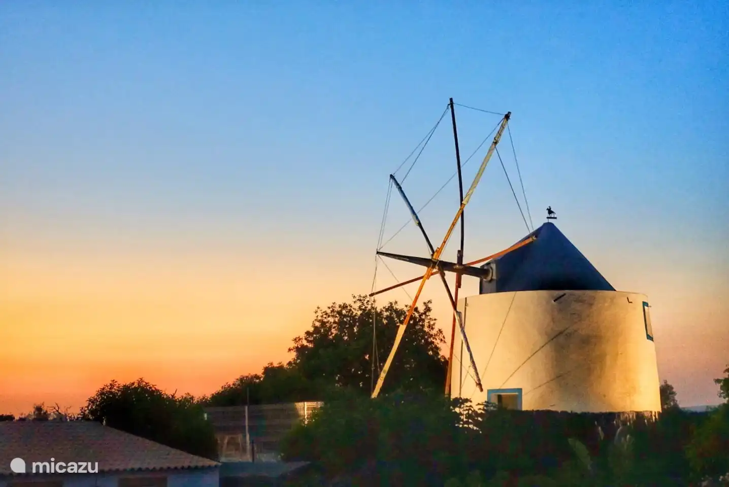 Die Mühle bei Casa Jachmaar.