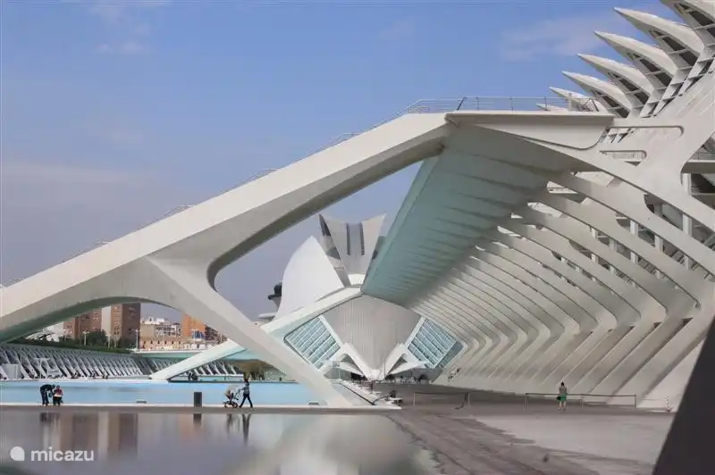 Valencia, die Schönheit der Gebäude des Architekten Calatrava