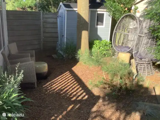 Chalet de luxe à la plage et à Brouwersdam | Pays-Bas, Hollande méridionale, Ouddorp - chalet Jardin