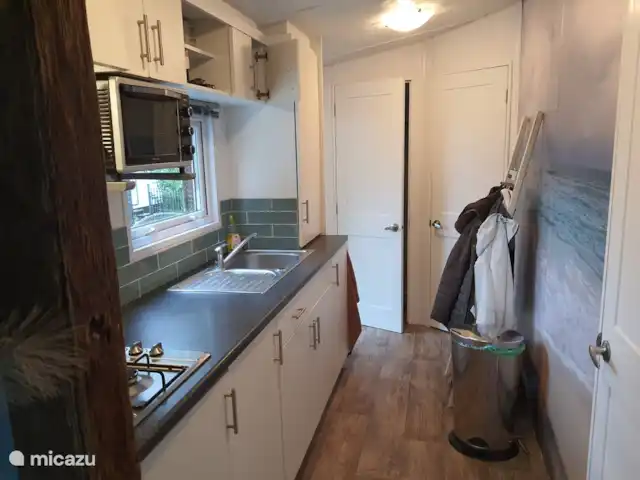 Chalet de luxe à la plage et à Brouwersdam | Pays-Bas, Hollande méridionale, Ouddorp - chalet Vue mer dans la cuisine ;-)