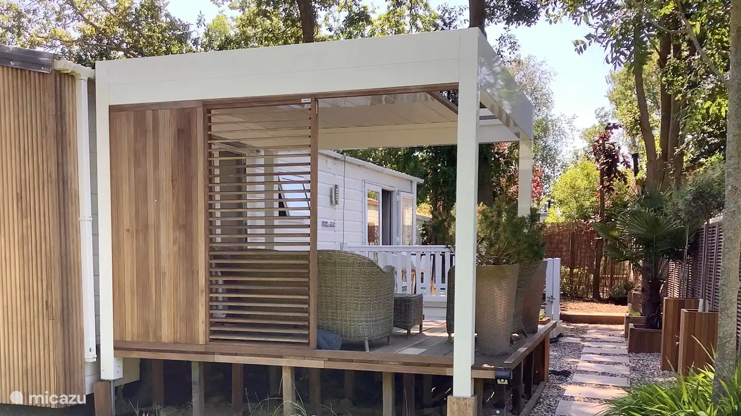 Eingang des Chalets.