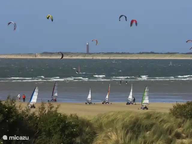 Chalet de luxe à la plage et à Brouwersdam | Pays-Bas, Hollande méridionale, Ouddorp - chalet Sur le Brouwersdam (10 minutes en voiture), vous pouvez pratiquer divers sports de surf.