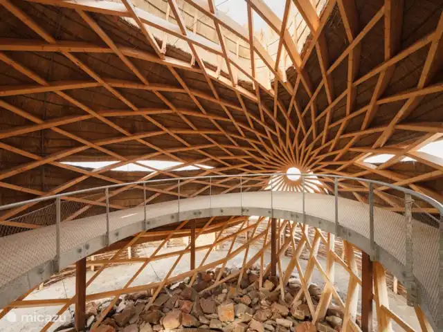 Chalet de luxe à la plage et à Brouwersdam | Pays-Bas, Hollande méridionale, Ouddorp - chalet Observatoire d'oiseaux à l'intérieur.