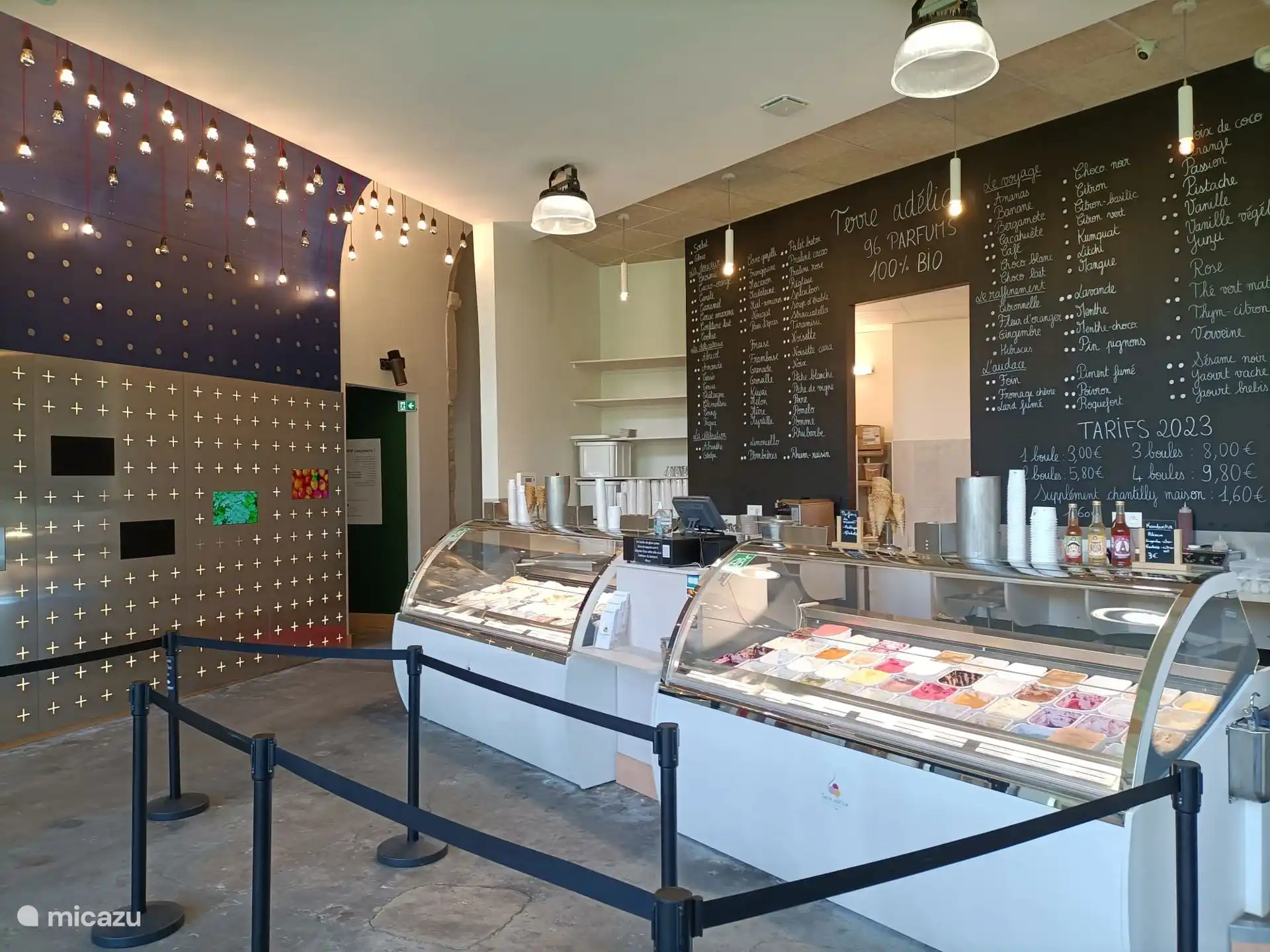 Les saveurs des glaces de Terre Adelice