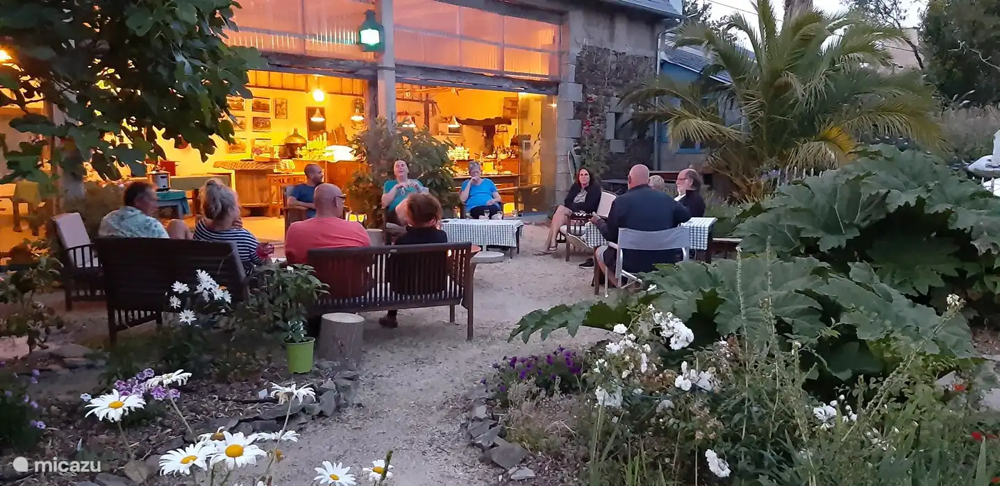 Onze tropische tuin.