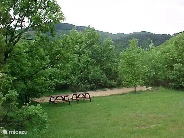 Jeu-de-Boule vor Ort.