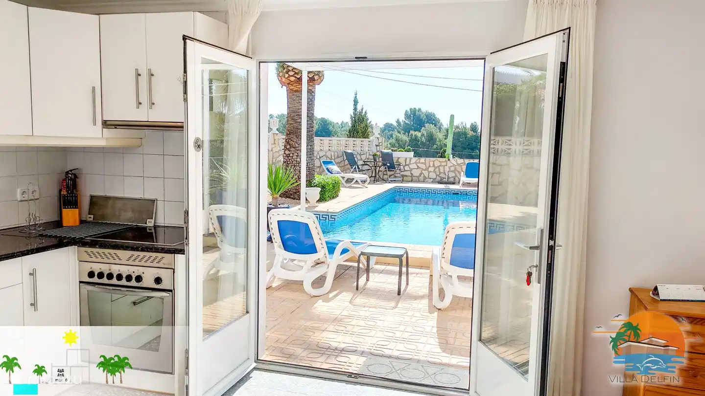 Blick aus der Wohnung