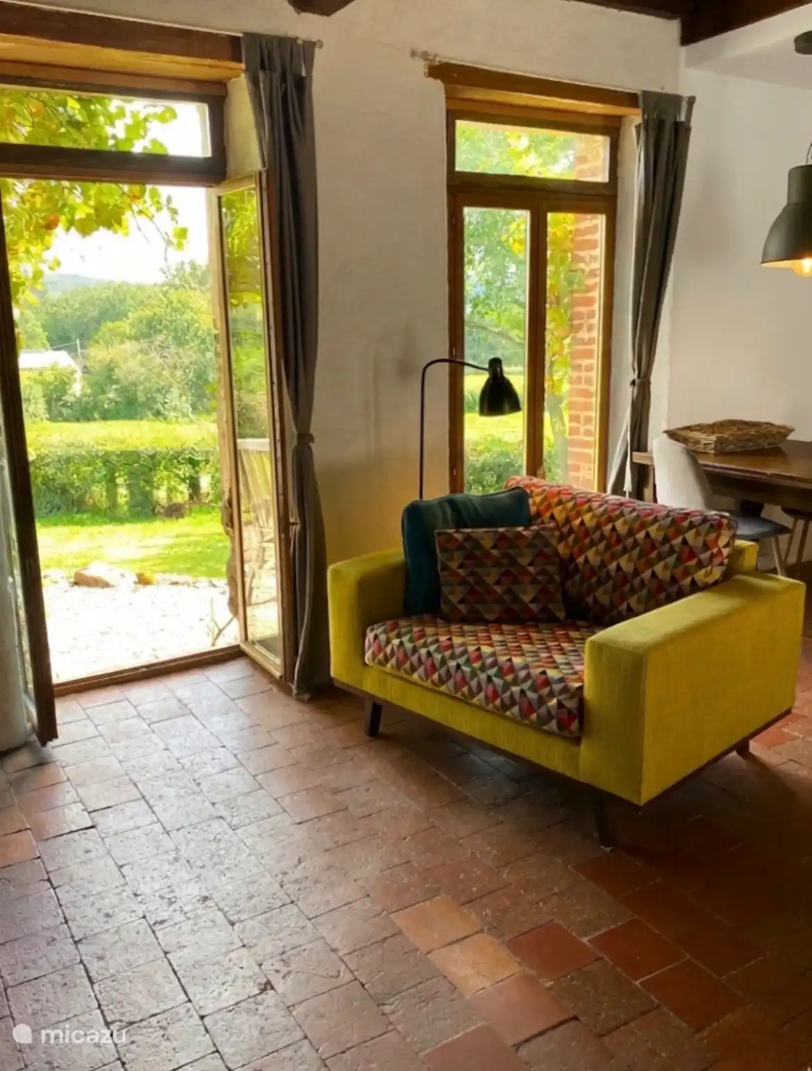 Das Sofa mit Blick auf den Morvan