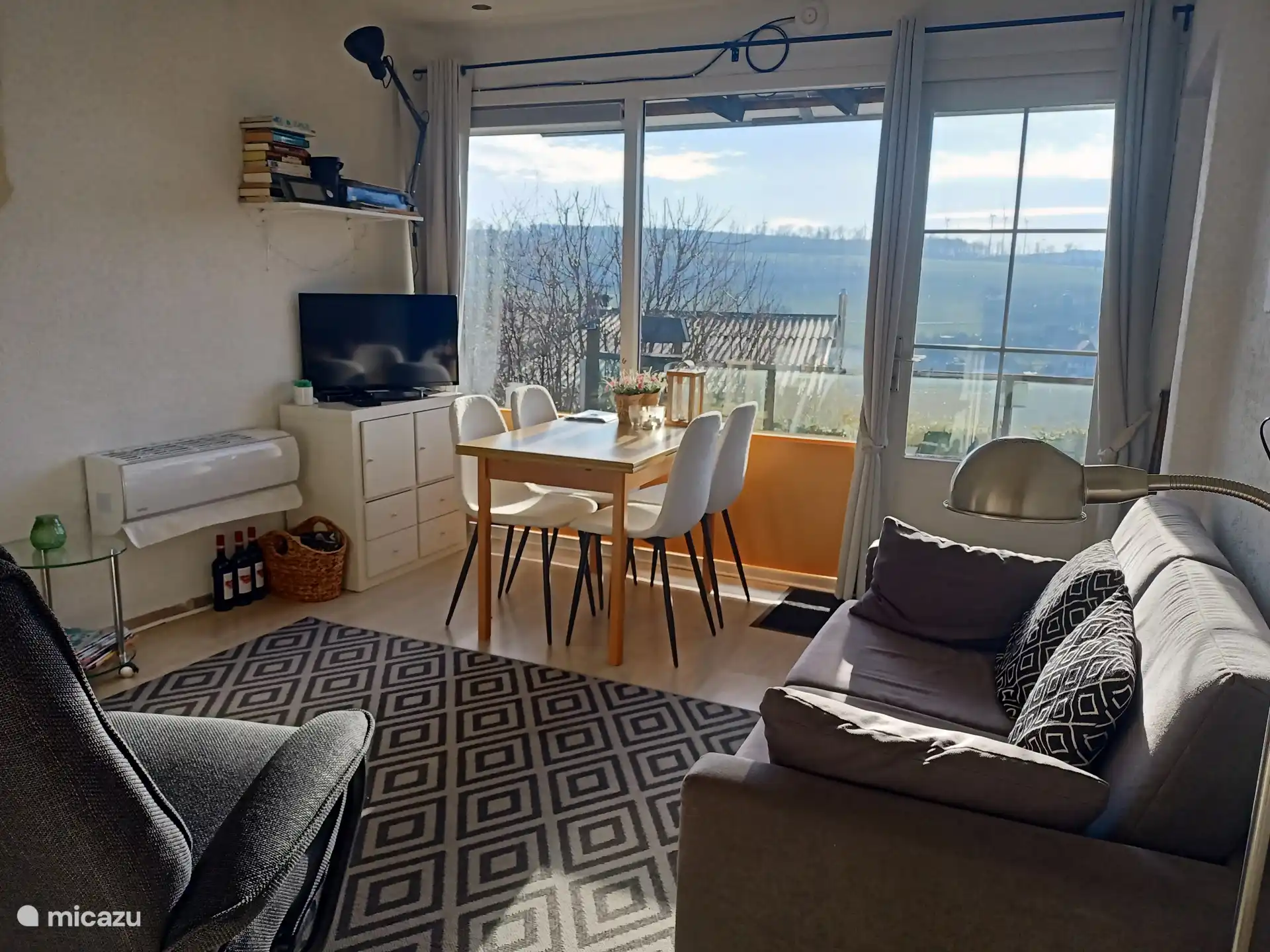 Essbereich und Aussicht