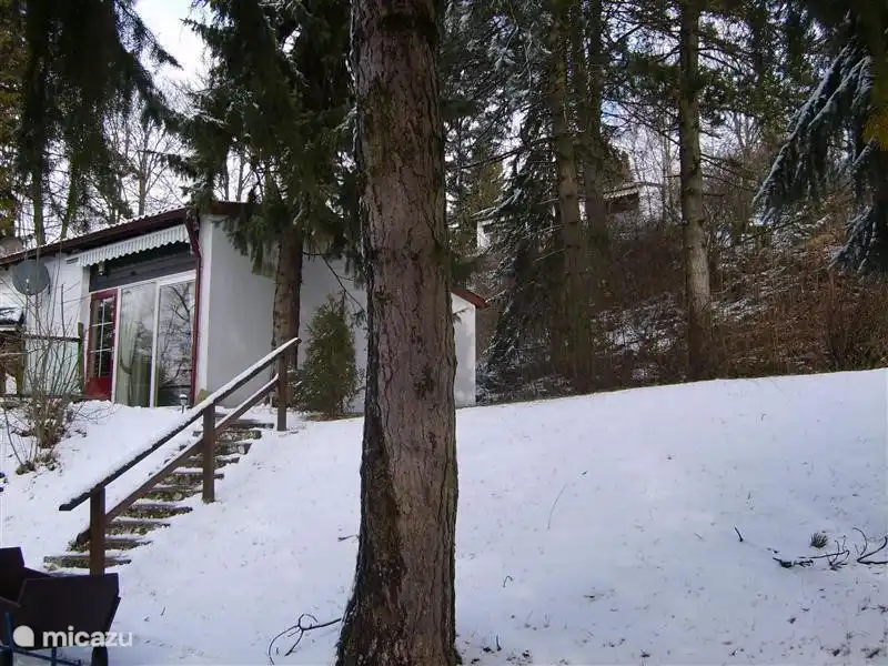 Bungalow auf Terrassen gebaut, so viele Aussicht auf das Tal
