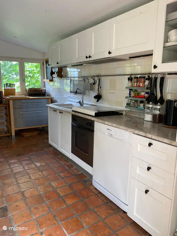 Die Feigen können direkt vom Küchenfenster aus gepflückt werden.