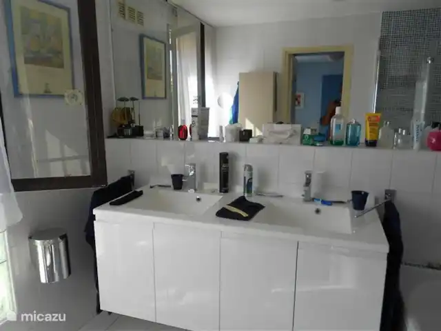 Residence Michel Ange en Francia, Costa Azul, Cagnes-sur-Mer - apartamento Baño de abajo con doble lavabo