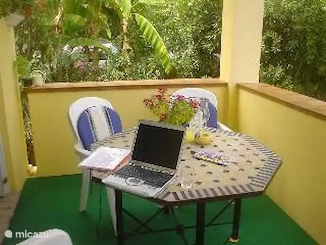 Residence Michel Ange en Francia, Costa Azul, Cagnes-sur-Mer - apartamento terraza abajo