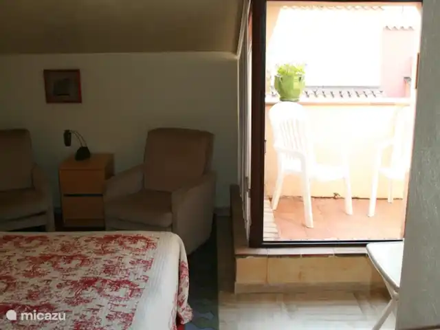 Residence Michel Ange en Francia, Costa Azul, Cagnes-sur-Mer - apartamento 2do dormitorio y 2do balcón soleado