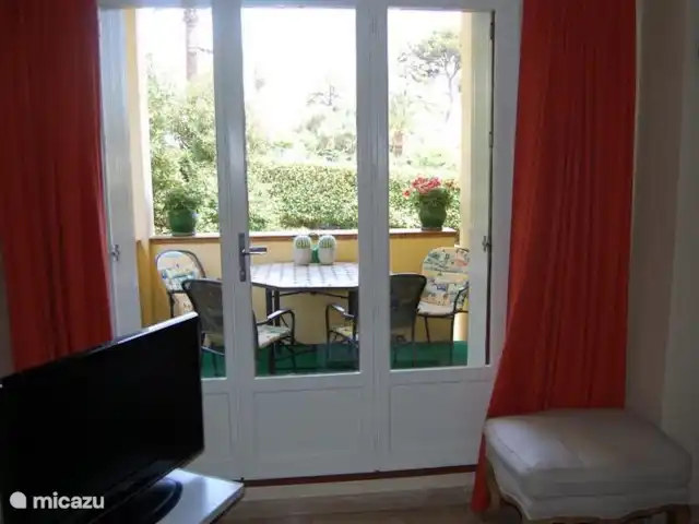 Residence Michel Ange en Francia, Costa Azul, Cagnes-sur-Mer - apartamento terraza (loggia) desde la sala de estar