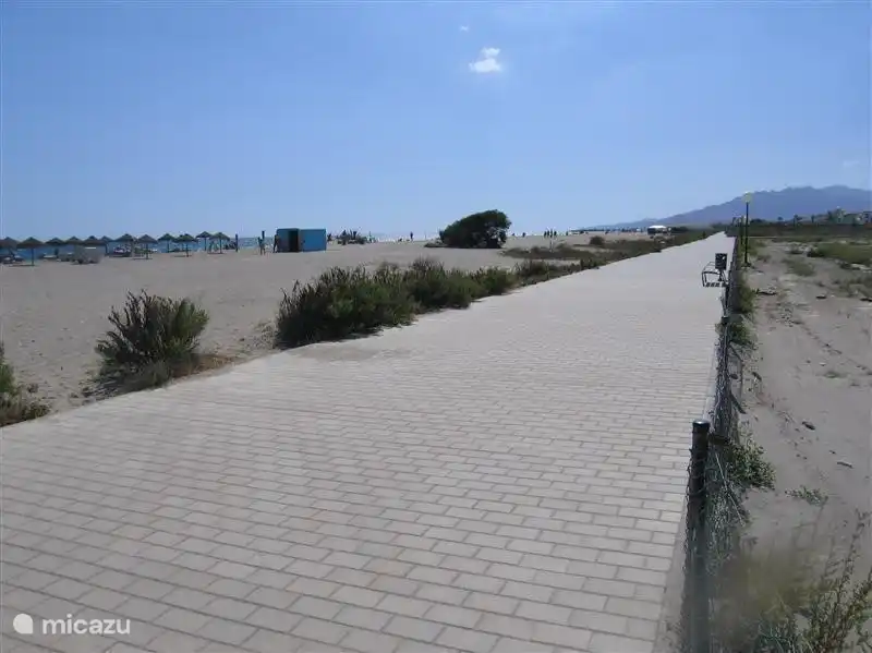 Hiking along the beach, direction (right) to Garrucha (beautiful town on the coast - 5 miles away)
