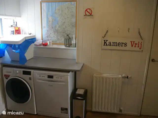 Sous le Chêne ferme de vacances | Pays-Bas, Drenthe, Diever - ferme Buanderie avec laveuse sécheuse et lave-vaisselle
