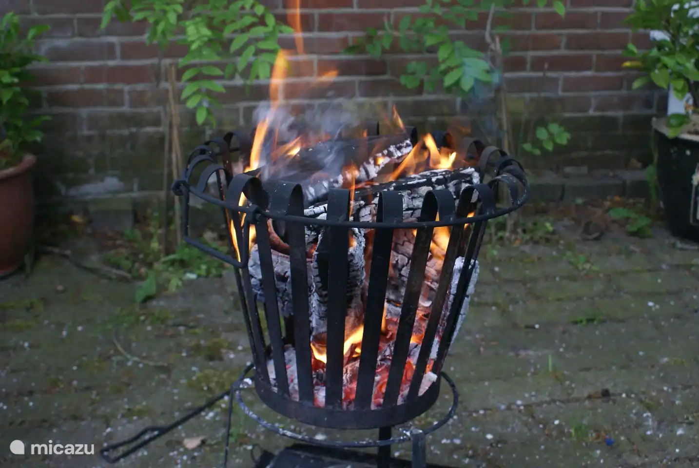 Eine Feuerstelle ist ebenfalls vorhanden