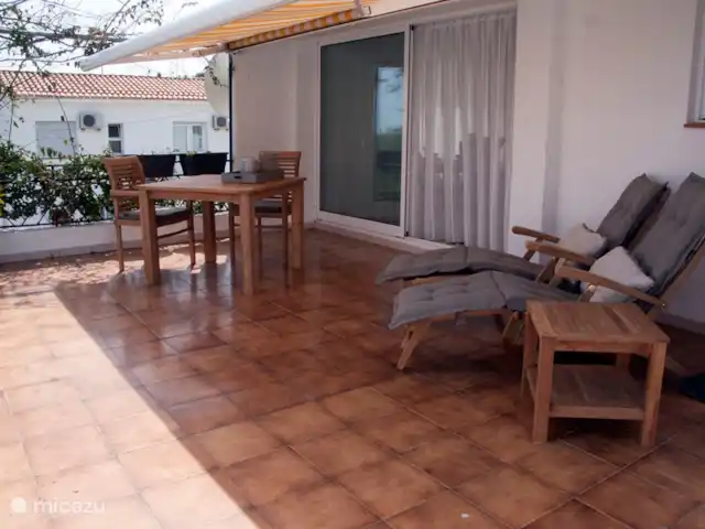 Casas Sitori Appartement 6 | Espagne, Costa Dorada, La Ràpita - studio Appartement 6 terrasse avec transats