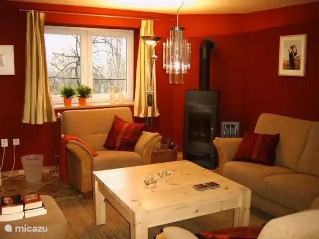 vakantiehuis huren in Tsjechië, Hradec Králové, Lampertice – Vakantiehuis DAVRI Gezellig ingerichte woonkamer