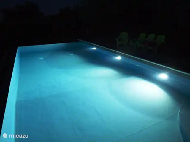 Cas'al Verde huren in Italië, Toscane, Castellina In Chianti - villa Zwembad met avondverlichting.
