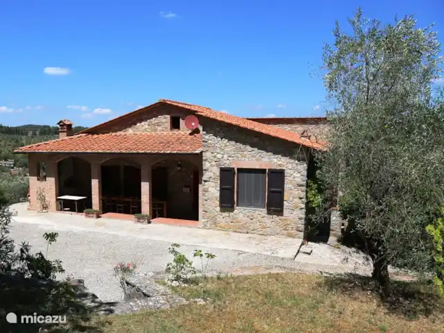 Cas'al Verde huren in Italië, Toscane, Castellina In Chianti - villa Voorkant villa