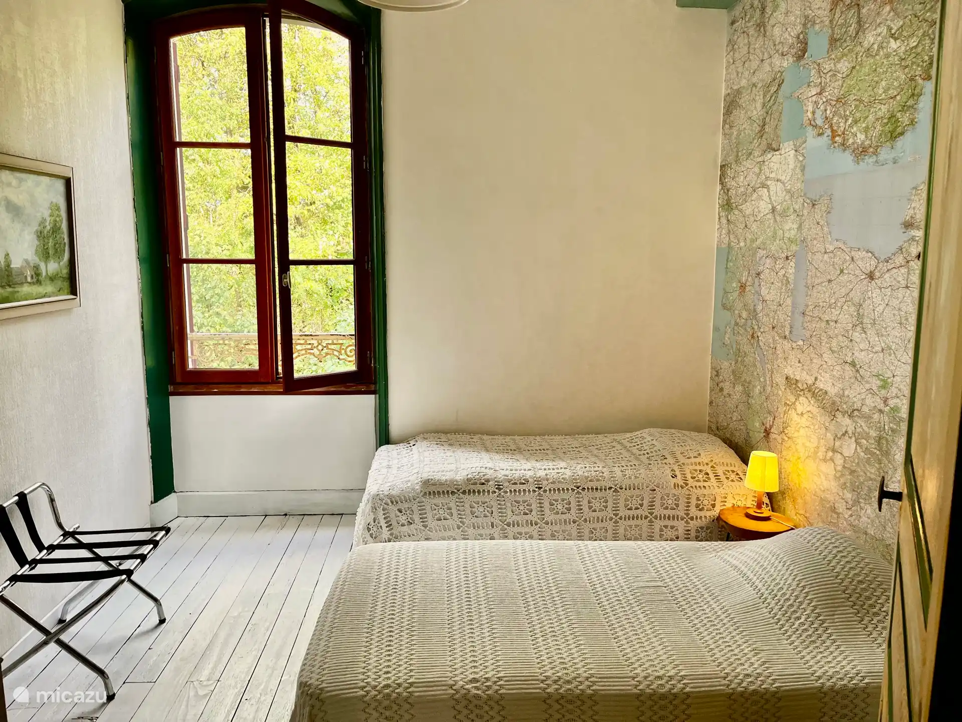 Landkaarten slaapkamer